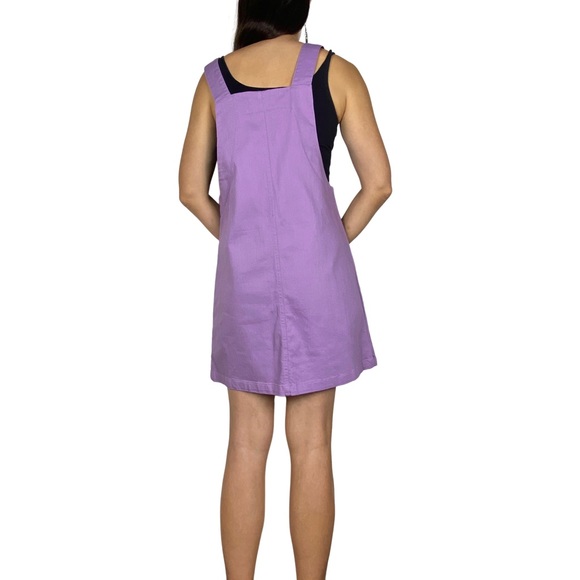 PRINCESS HIGHWAY Enid Lilac Floral Embroidered Overall Pinafore Pinny Dress Sz 8 - Picture 5 of 13